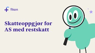 Skatteoppgjør for AS med restskatt [upl. by Meares106]