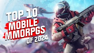 Top 10 Mobile MMORPGs of 2024 NEW GAMES REVEALED for Android and iOS [upl. by Yelkrab]