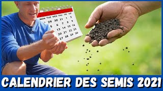 CALENDRIER DES SEMIS  2021 multi climats  jour par jour [upl. by Eirene]