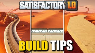 Easy Curves Merging and Essential Build Tips For Satisfactory 1 0 [upl. by Hooge]