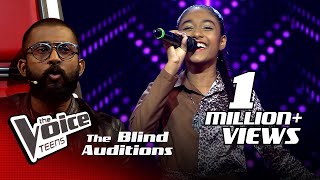 Shakya Nethmi  Ravana රාවණා  Blind Auditions  The Voice Teens Sri Lanka [upl. by Powder]