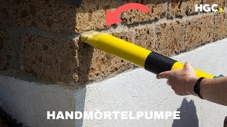 Handmörtelpumpe Tutorial  schnelle und einfache Verarbeitung [upl. by Stacy852]