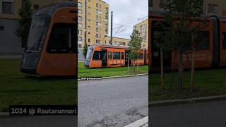 Orange Tram tram tramway shortsvideo trainspotting train tramlines viral [upl. by Dnaltiak114]