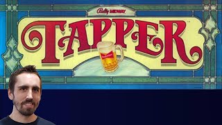 Tapper The Classic Arcade Game  Video Games Over Time [upl. by Atalante602]