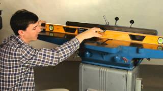 How to Shim a Jointers Outfeed Table [upl. by Rheingold]