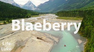 Packrafting the Blaeberry Beautiful GlacialFed River [upl. by Swithin]