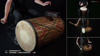 NDONASSO KASSA  Dununba 1  Variations 2  Learn How to Play the Dunun Online [upl. by Fari]