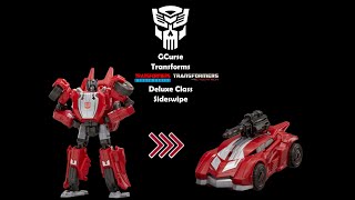 Transformers Studio Series Gamer Edition 07 Sideswipe Conversion [upl. by Airemaj]