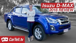 2018 Isuzu DMAX Review  CarTelltv [upl. by Ahsikcin439]