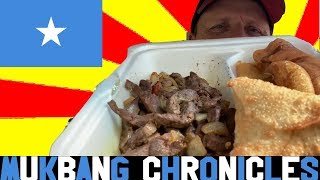 Trying Authentic Somali Food 🇸🇴 Beer iyo Basal Somali Breakfast AnjeroSomalia Canjeero Mukbang [upl. by Pudens]