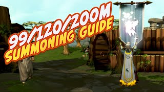 RS3 Lvl 1  99120200M XP Summoning Guide  RuneScape 3 Cheap Profitable and Fast Methods [upl. by Meghan]