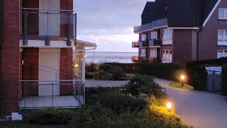 Sonnenaufgang Duhnen Strand Neuwerk Cuxhaven live Webcam am 25421 [upl. by Alimac]