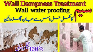 Wall Dampness Treatment  wall seepage solution  wall dampness [upl. by Yob]