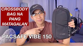 2024 PACSAFE VIBE 150  PERFECT SLINGPACK CROSSBODY BAG  TAGALOG pacsafe [upl. by Rahcir]