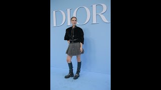 Natalie Portman Anya TaylorJoy Rosalia Brigitte Macron arrive for the Dior Ready to Wear Spring [upl. by Now]