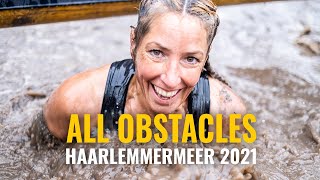 Mud Masters  Alle hindernissen Haarlemmermeer 2021 [upl. by Anaira]