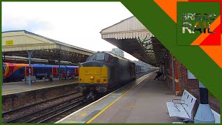 Revenge of the Class 37  Trains at Basingstoke Part 3  15042021 [upl. by Xenophon254]