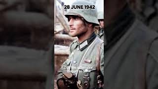 June 28September 1942 Germany and its Axis partners launched new offensive into the Soviethistory [upl. by Emya]