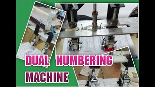 Dual automatic numbering machine machine youtube video diy [upl. by Lamb312]