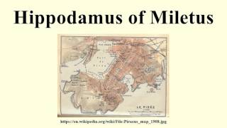 Hippodamus of Miletus [upl. by Baggett]