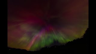 Aurora Borealis May 1011 2024 Potlatch Idaho [upl. by Eniahpets]