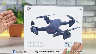 DM107s Dual Camera Drone Unboxing review and price best budget camera drone khelaghor [upl. by Eiramacissej553]