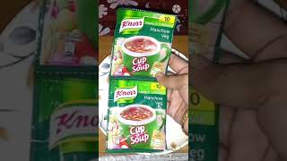 knorr manchow veg cup soup shorts [upl. by Thurber]