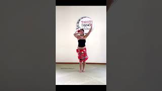 Polynesian Dance Ori TahitiTahitian Dance Workout FitnessTutorial Basic Step Cardio タヒチアンダンス [upl. by Aidin798]