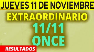 SORTEO EXTRAORDINARIO 11 DE LA ONCE [upl. by Annhoj]