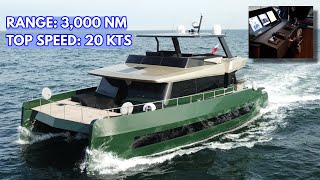 FIRST LOOK At A BRAND NEW Explorer Power Catamaran MOON 60 POWER [upl. by Ahsened]