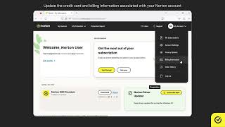 Update your Credit Card details Norton Account [upl. by Anassor370]