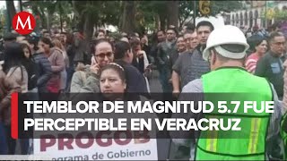 Sismo con epicentro en Puebla fue perceptible en diferentes Municipios de Veracruz [upl. by Dikmen]