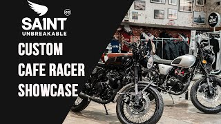 Custom Cafe Racer showcase at Sa1nt CC in Melbourne [upl. by Eivlys447]