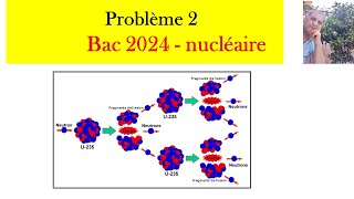 Problème 2 Nucléaire BAC 2024 [upl. by Adria]