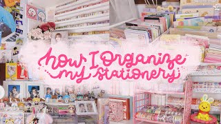 • How I Organize My Stationery Collections  Stickers Washi Tapes Memopad Sticky Notes etc • [upl. by Edya]