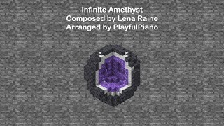 Minecraft 118 Caves amp Cliffs quotInfinite Amethystquot Piano Tutorial amp Sheet Music [upl. by Enoval315]