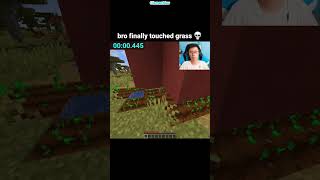 Minecraft Touch Grass Moment [upl. by Clarke]