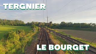 Cabride de TERGNIER au BOURGET via la voie FRET dOrmoyVillers [upl. by Siouxie]