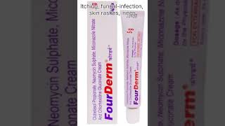 Four Derm Cream Very Effective and usefull nypp shorts medicines drugs itchingcream [upl. by Caton]