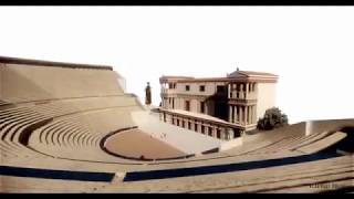 Teatro greco di Siracusa ricostruzione 3d video [upl. by Elauqsap644]