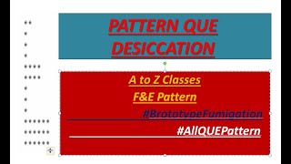 Pattern A to Z Question Desiccation Part  2F and E Pattern Part 1Malayalam [upl. by Aicilyt234]