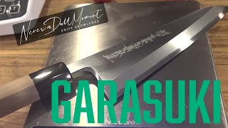 Unboxing  Yoshihiro Garasuki Knife  Single Bevel Boning Knife 180mm Shirogami 2 White 2 [upl. by Lowson886]