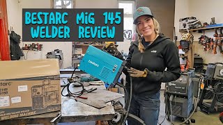 Bestarc Mig 145 Welder Review  Great Beginner Welding Machine [upl. by Aiehtela]