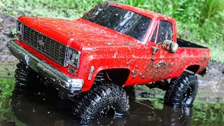 RC Mudding  4x4 Chevy Mud Truck [upl. by Annecorinne]