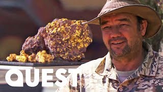 Crew Hits The Jackpot With A Miracle Gold Find  Aussie Gold Hunters [upl. by Oeramed]