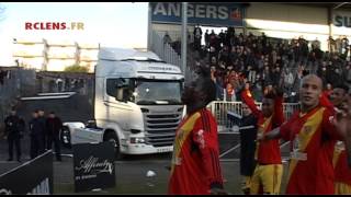 La joie lensoise après la victoire à Angers [upl. by Parik]