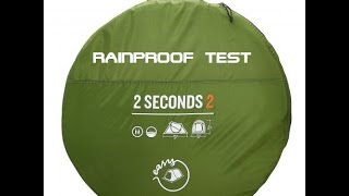 Quechua 2 Seconds Pop Up Tent quotFresh amp Blackquot 3 Person Tent Review and Pack Down [upl. by Corydon]