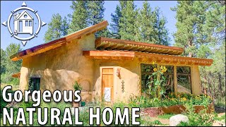 Family’s Magical COB HOUSE made w Earth Sand amp Straw [upl. by Wolbrom]