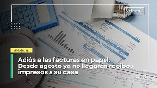 OJO porque las facturas de los SERVICIOS PÚBLICOS ya no llegarían a su casa [upl. by Anwahsat]