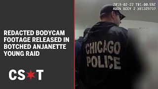 Redacted bodycam footage released in botched Anjanette Young raid [upl. by Petigny]